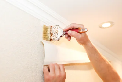Pose de papier peint à Méobecq — revêtements muraux et toiles de verre